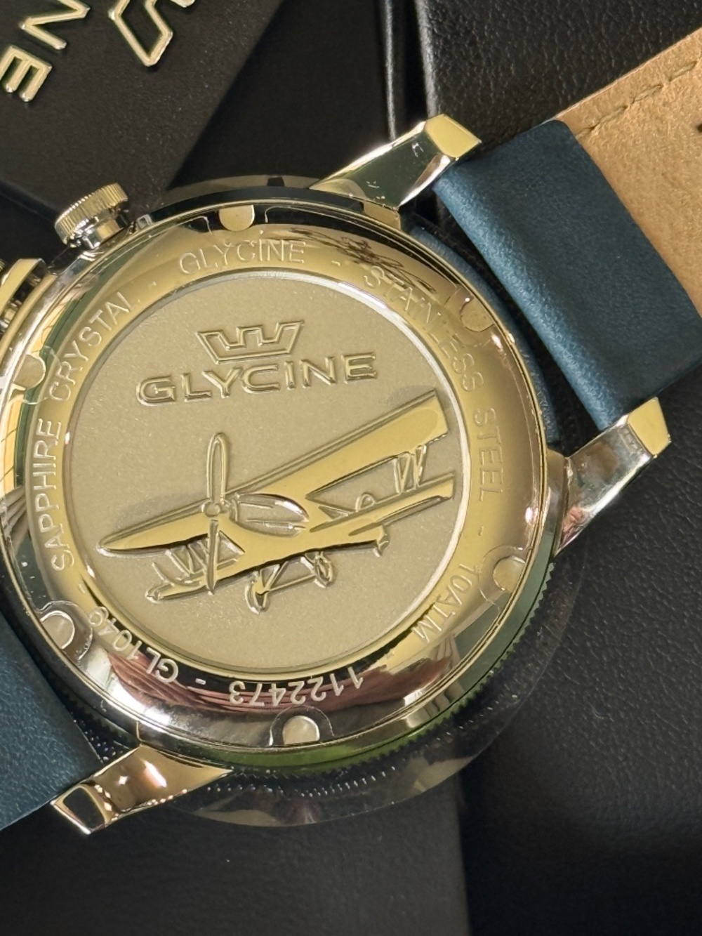 Glycine Airman GMT 40, GL1049 NEW NEVER WORN - Picture 11 of 14